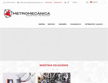 Tablet Screenshot of metromecanica.com